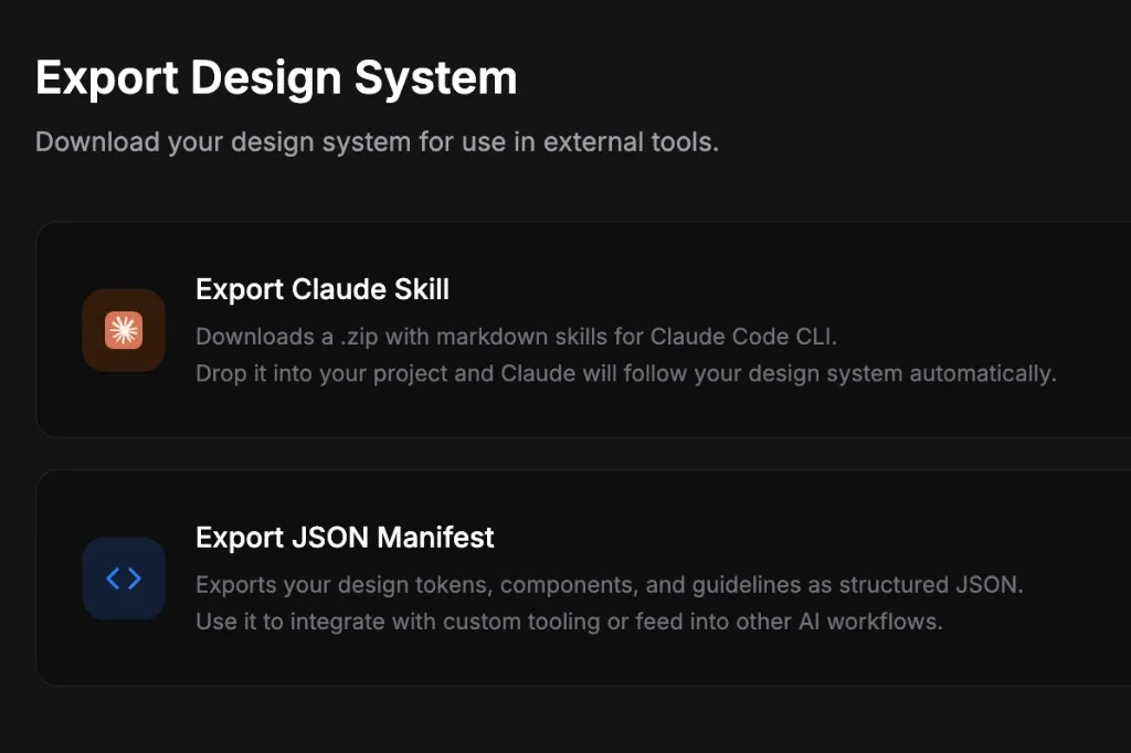 Export Design System