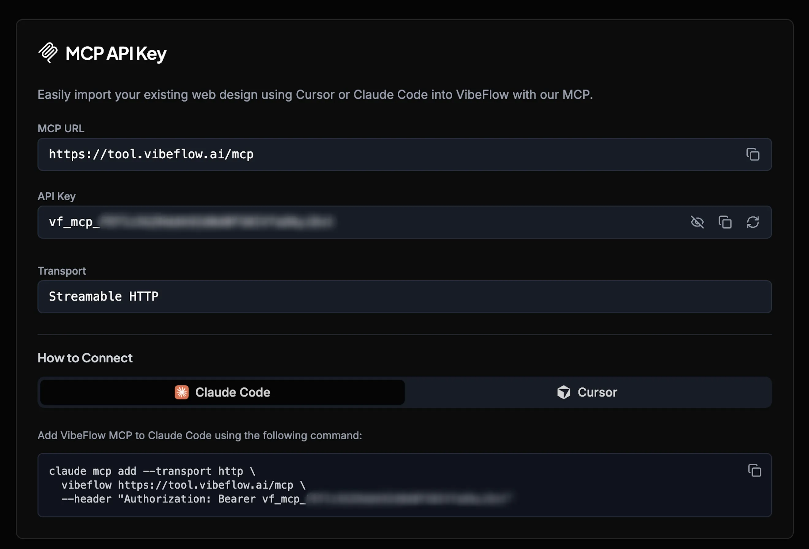 MCP Connection Instructions